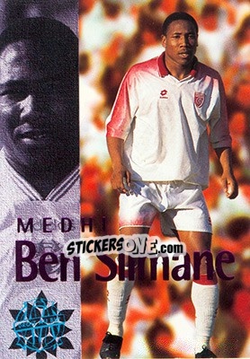 Cromo Ben Sliman Medhi (action) - Olympique De Marseille - Droit Au But 1996 n. 31 - Panini