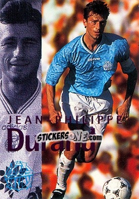 Sticker Durand Jean-Philippe faction) - Olympique De Marseille - Droit Au But 1996 n. 37 - Panini