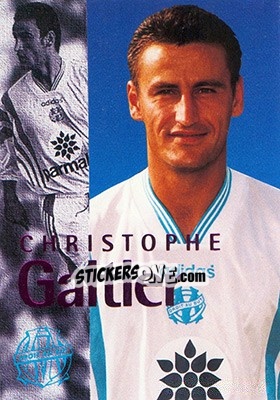 Figurina Galtier Christophe (portrait) - Olympique De Marseille - Droit Au But 1996 n. 42 - Panini
