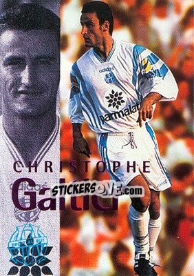 Figurina Galtier Christophe (action) - Olympique De Marseille - Droit Au But 1996 - Panini