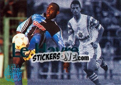 Sticker Le Havre - Olympique De Marseille - Droit Au But 1996 - Panini
