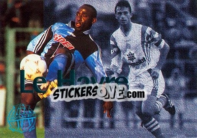 Sticker Le Havre - Olympique De Marseille - Droit Au But 1996 n. 95 - Panini