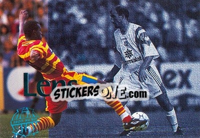 Sticker Lens - Olympique De Marseille - Droit Au But 1996 - Panini