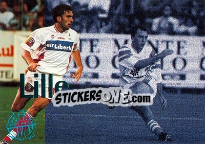 Sticker Lille - Olympique De Marseille - Droit Au But 1996 - Panini