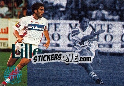 Sticker Lille - Olympique De Marseille - Droit Au But 1996 n. 97 - Panini