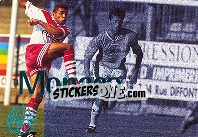 Sticker Monaco - Olympique De Marseille - Droit Au But 1996 - Panini