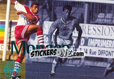 Sticker Monaco - Olympique De Marseille - Droit Au But 1996 n. 100 - Panini