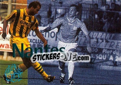 Sticker Nantes - Olympique De Marseille - Droit Au But 1996 - Panini