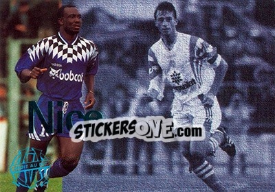 Sticker Nice - Olympique De Marseille - Droit Au But 1996 - Panini
