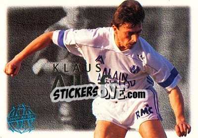 Figurina Allofs Klaus - Olympique De Marseille - Droit Au But 1996 - Panini