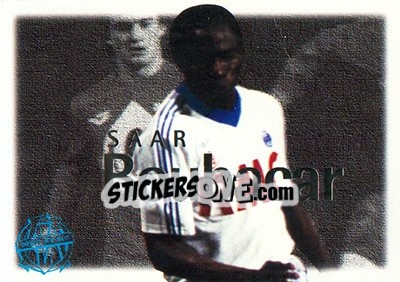 Sticker Boubacar Saar - Olympique De Marseille - Droit Au But 1996 - Panini