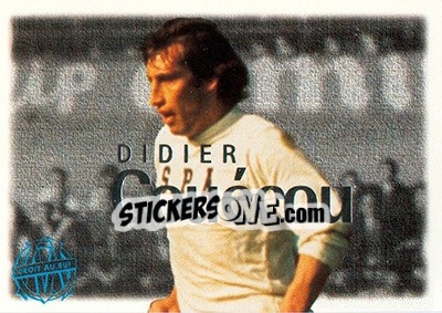 Sticker Couecou Didier - Olympique De Marseille - Droit Au But 1996 - Panini