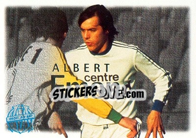 Sticker Emon Albert - Olympique De Marseille - Droit Au But 1996 - Panini
