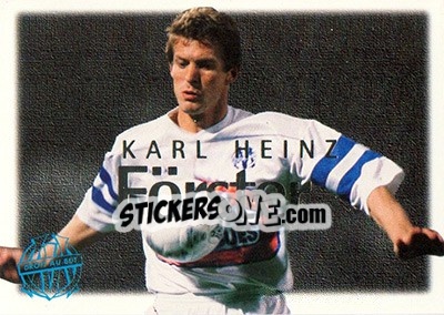 Sticker Foerster Karl-Heinz - Olympique De Marseille - Droit Au But 1996 - Panini