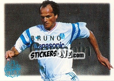 Sticker Germain Bruno - Olympique De Marseille - Droit Au But 1996 - Panini