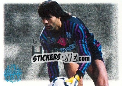 Sticker Huard Gaetan - Olympique De Marseille - Droit Au But 1996 n. 124 - Panini