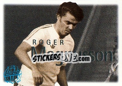 Sticker Magnusson Roger - Olympique De Marseille - Droit Au But 1996 - Panini
