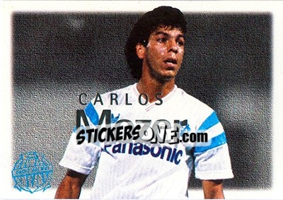 Sticker Mozer Carlos - Olympique De Marseille - Droit Au But 1996 - Panini