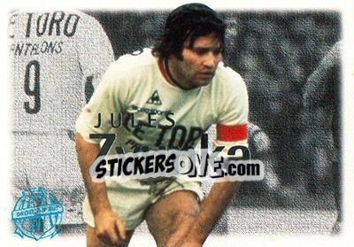 Sticker Zvunka Jules - Olympique De Marseille - Droit Au But 1996 - Panini