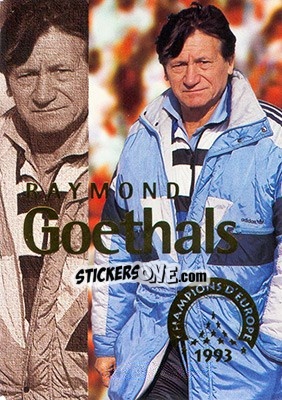 Sticker Goethals Raymond - Olympique De Marseille - Droit Au But 1996 - Panini