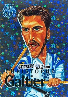 Sticker Galtier Christophe - Olympique De Marseille - Droit Au But 1996 - Panini