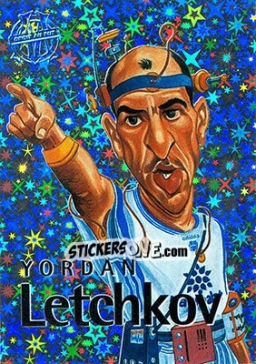 Sticker Letchkov Yordan - Olympique De Marseille - Droit Au But 1996 - Panini