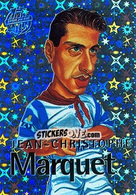 Sticker Marquet Jean-Christophe - Olympique De Marseille - Droit Au But 1996 - Panini