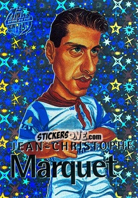Sticker Marquet Jean-Christophe - Olympique De Marseille - Droit Au But 1996 n. 168 - Panini