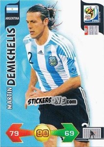 Cromo Martin Demichelis - FIFA World Cup South Africa 2010. Adrenalyn XL (UK edition) - Panini
