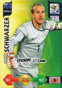 Cromo Mark Schwarzer - FIFA World Cup South Africa 2010. Adrenalyn XL (UK edition) - Panini