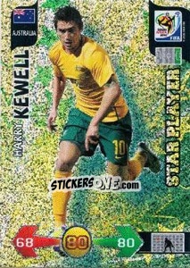 Figurina Harry Kewell - FIFA World Cup South Africa 2010. Adrenalyn XL (UK edition) - Panini