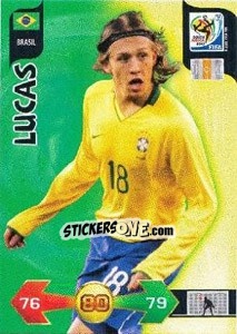 Sticker Lucas Leiva - FIFA World Cup South Africa 2010. Adrenalyn XL (UK edition) - Panini