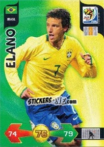 Sticker Elano - FIFA World Cup South Africa 2010. Adrenalyn XL (UK edition) - Panini