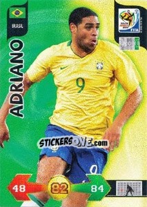 Cromo Adriano - FIFA World Cup South Africa 2010. Adrenalyn XL (UK edition) - Panini