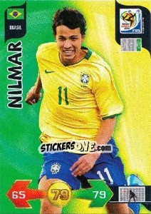 Sticker Nilmar - FIFA World Cup South Africa 2010. Adrenalyn XL (UK edition) - Panini
