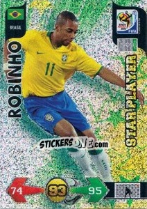 Sticker Robinho - FIFA World Cup South Africa 2010. Adrenalyn XL (UK edition) - Panini