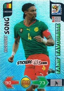 Sticker Rigobert Song - FIFA World Cup South Africa 2010. Adrenalyn XL (UK edition) n. 59 - Panini