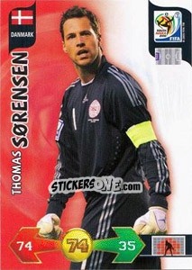 Sticker Thomas Sorensen - FIFA World Cup South Africa 2010. Adrenalyn XL (UK edition) - Panini