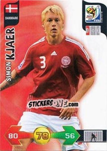 Figurina Simon Kjaer - FIFA World Cup South Africa 2010. Adrenalyn XL (UK edition) - Panini