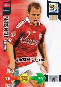 Figurina Daniel Jensen - FIFA World Cup South Africa 2010. Adrenalyn XL (UK edition) - Panini