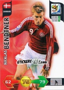Sticker Nicklas Bendtner - FIFA World Cup South Africa 2010. Adrenalyn XL (UK edition) - Panini