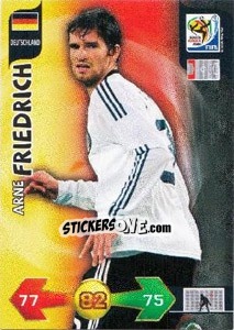 Sticker Arne Friedrich - FIFA World Cup South Africa 2010. Adrenalyn XL (UK edition) - Panini