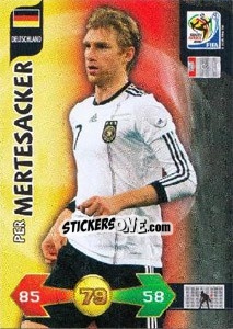 Sticker Per Mertesacker - FIFA World Cup South Africa 2010. Adrenalyn XL (UK edition) - Panini