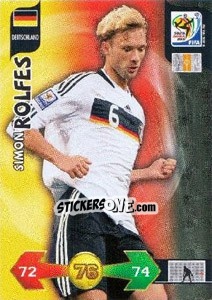 Cromo Simon Rolfes - FIFA World Cup South Africa 2010. Adrenalyn XL (UK edition) - Panini