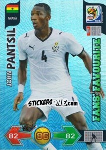 Sticker John Pantsil - FIFA World Cup South Africa 2010. Adrenalyn XL (UK edition) n. 176 - Panini