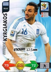 Cromo Sotirios Kyrgiakos - FIFA World Cup South Africa 2010. Adrenalyn XL (UK edition) - Panini