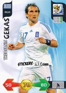 Sticker Theofanis Gekas - FIFA World Cup South Africa 2010. Adrenalyn XL (UK edition) - Panini