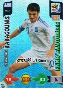 Cromo Giorgos Karagounis - FIFA World Cup South Africa 2010. Adrenalyn XL (UK edition) - Panini