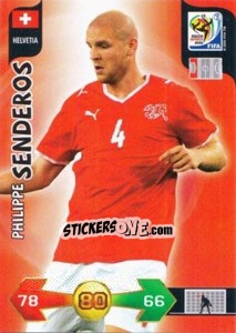 Sticker Philippe Senderos - FIFA World Cup South Africa 2010. Adrenalyn XL (UK edition) - Panini