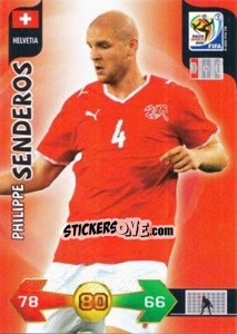 Figurina Philippe Senderos - FIFA World Cup South Africa 2010. Adrenalyn XL (UK edition) - Panini